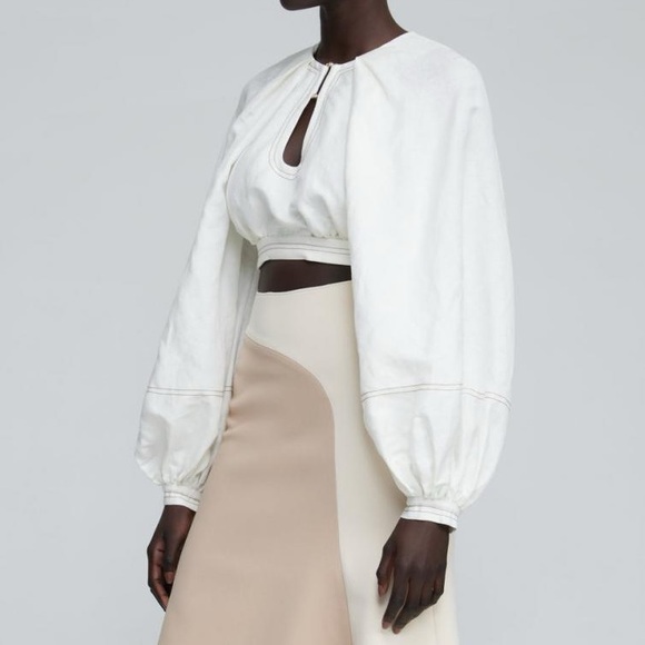 ACLER HARLOW TOP Ivory - Picture 3 of 7